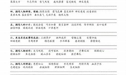 小学成语分类大全打印拼音_小学成语分类大全打印拼音图片