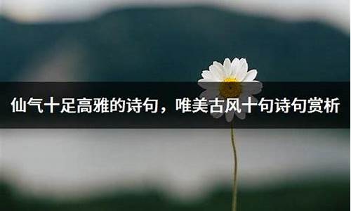 仙气十足高雅的成语八字开头_仙气十足高雅的成语八字开头有哪些