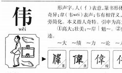 关于带伟字的成语_关于带伟字的成语有哪些